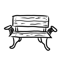Wooden terrace furniture