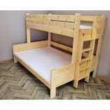 Solid pine wood bunk bed Basilio