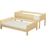 Solid pine wood bunk bed Luis