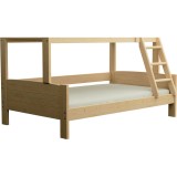 Solid pine wood bunk bed Luis