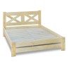 Solid wood double bed Campo S
