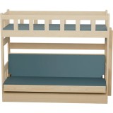 Bunk Bed with Sofa Bed Fabio – Solid Pine Wood + Mattresses