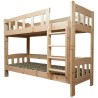 Solid pine wood bunk bed Inez
