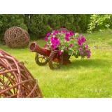 Wicker garden canon