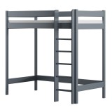 Letto a soppalco in legno di pino massello